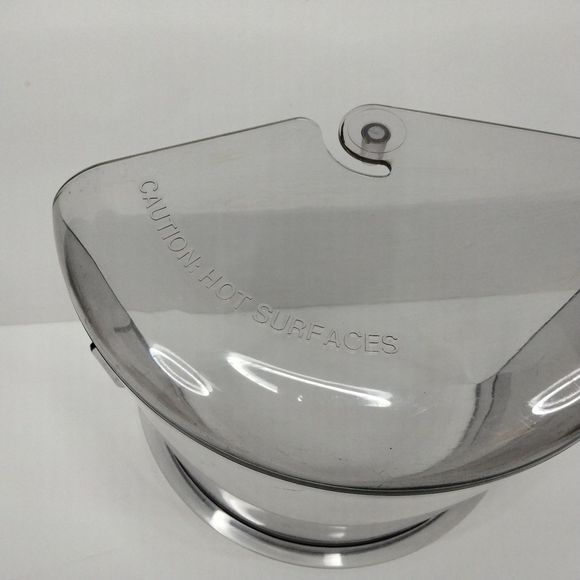 Sunbeam Carousel Rotisserie ER-100 4780 Parts Front Cover Splash Plastic 11" - Picture 4 of 8